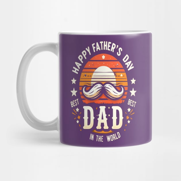 happy father’s day 2024 to the best dad in the world by WOLVES STORE
